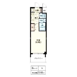 スプランディッド十三本町の間取り図