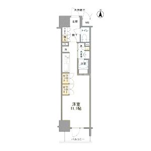ファインレジデンス大阪本町の間取り図