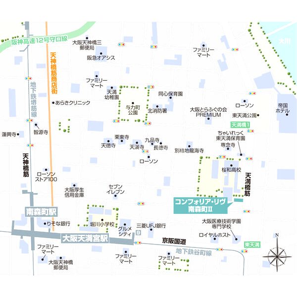 コンフォリア・リヴ南森町IIの外観2枚目