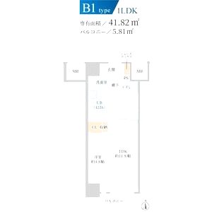 DAIYA STORK 阿波座の間取り図