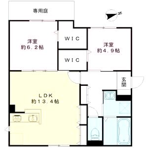 Lien Fort (リアン フォール)の間取り図