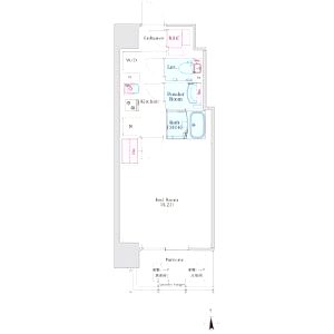 BPRレジデンス新梅田の間取り図