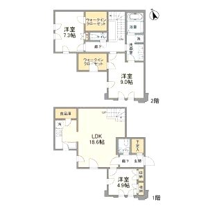 ブリランテ苦楽園の間取り図