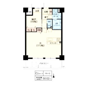 エクシアテラス梅田(EXIATERRACE UMEDA)の間取り図