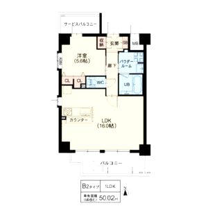 エクシアテラス梅田(EXIATERRACE UMEDA)の間取り図