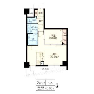 エクシアテラス梅田(EXIATERRACE UMEDA)の間取り図
