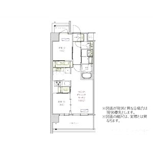 アーバネックス中崎町IIの間取り図