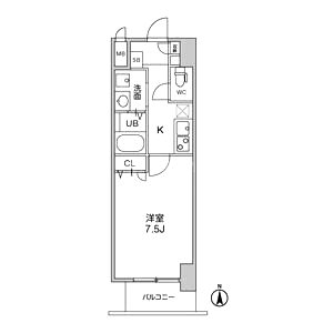 LaDouceur梅田Westの間取り図