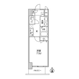 LaDouceur梅田Westの間取り図