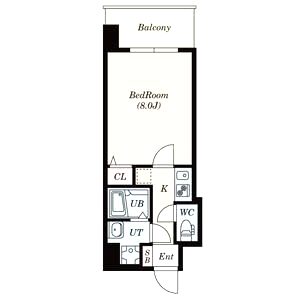 S-RESIDENCE緑橋駅前の間取り図
