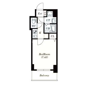 S-RESIDENCE緑橋駅前の間取り図