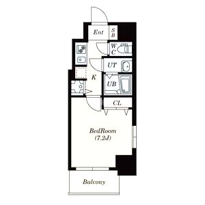 S-RESIDENCE緑橋駅前の間取り図