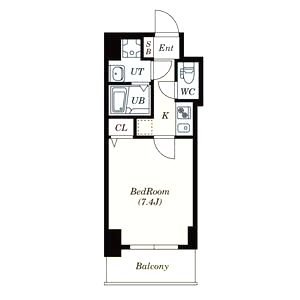 S-RESIDENCE緑橋駅前の間取り図