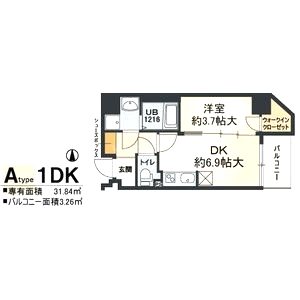 ティ ベルデの間取り図