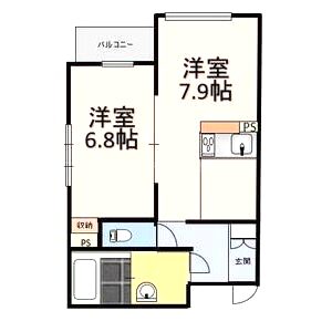Glicina南巽vientの間取り図
