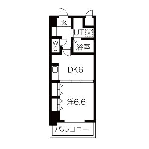 プレジール三ノ宮IIの間取り図