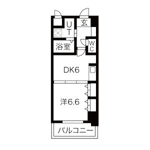 プレジール三ノ宮IIの間取り図