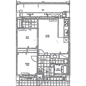プレジール三ノ宮IIの間取り図