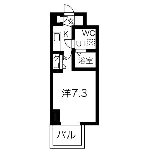 ミュプレ北浜EASTの間取り図