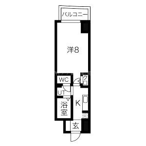 ミュプレ北浜EASTの間取り図
