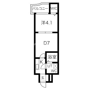 ミュプレ北浜EASTの間取り図