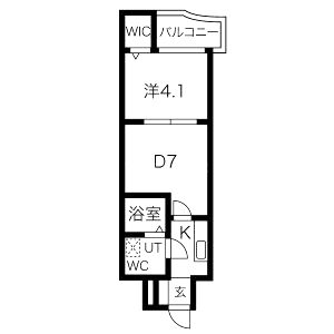ミュプレ北浜EASTの間取り図