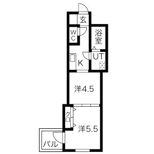 ミュプレ北浜EASTの間取り図