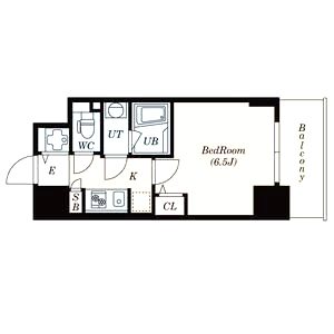 S-RESIDENCE神戸元町の間取り図