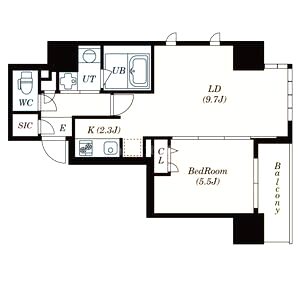 S-RESIDENCE神戸元町の間取り図