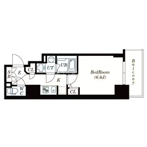 S-RESIDENCE神戸元町の間取り図