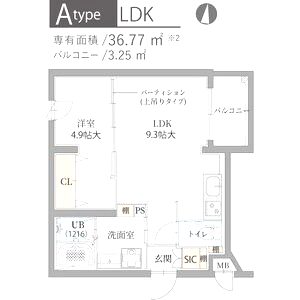 R.北車屋町の間取り図