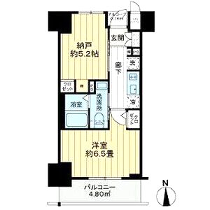 エステムプラザ大手前エヴァースの間取り図