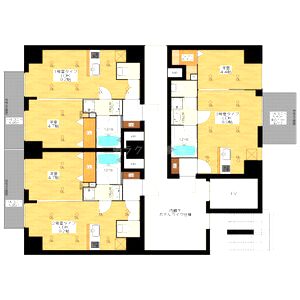 ブエナビスタ難波サウスの間取り図