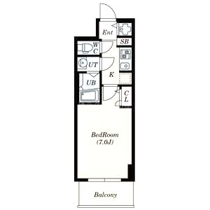 S-RESIDENCE難波Brillerの間取り図