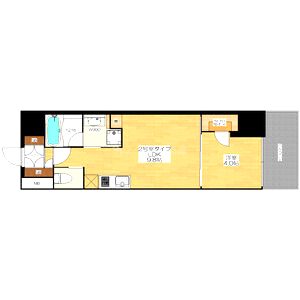 ブエナビスタ神戸三宮の間取り図