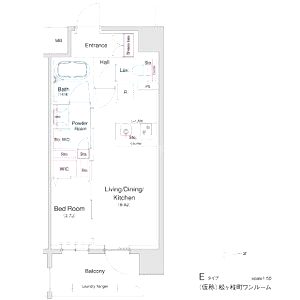 コンフォリア・リヴ南森町Qの間取り図