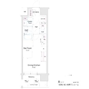 コンフォリア・リヴ南森町Qの間取り図