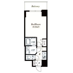 S-RESIDENCE神戸磯上通の間取り図
