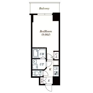 S-RESIDENCE神戸磯上通の間取り図