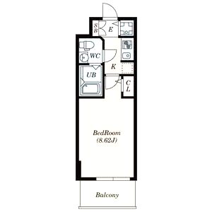 S-RESIDENCE神戸磯上通の間取り図
