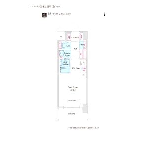 コンフォリア江坂広芝町の間取り図