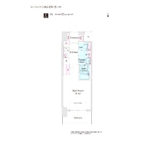 コンフォリア江坂広芝町の間取り図