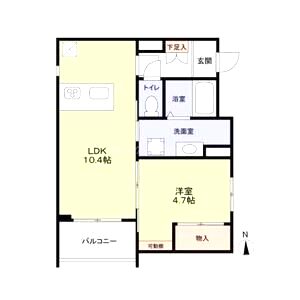 ForestMaison堀川御池の間取り図