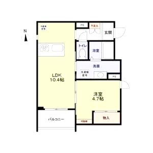 ForestMaison堀川御池の間取り図