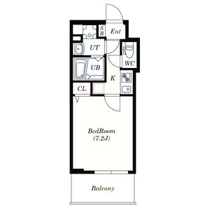 S-RESIDENCE新大阪Ridenteの間取り図
