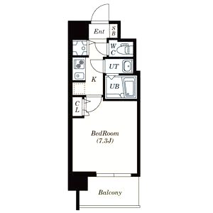 S-RESIDENCE新大阪Ridenteの間取り図
