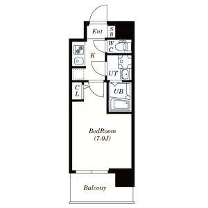 S-RESIDENCE新大阪Ridenteの間取り図