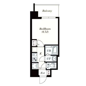 S-RESIDENCE新大阪Ridenteの間取り図