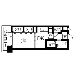 プレジール三ノ宮IIIの間取り図
