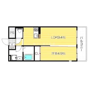 リッシュ テーレの間取り図